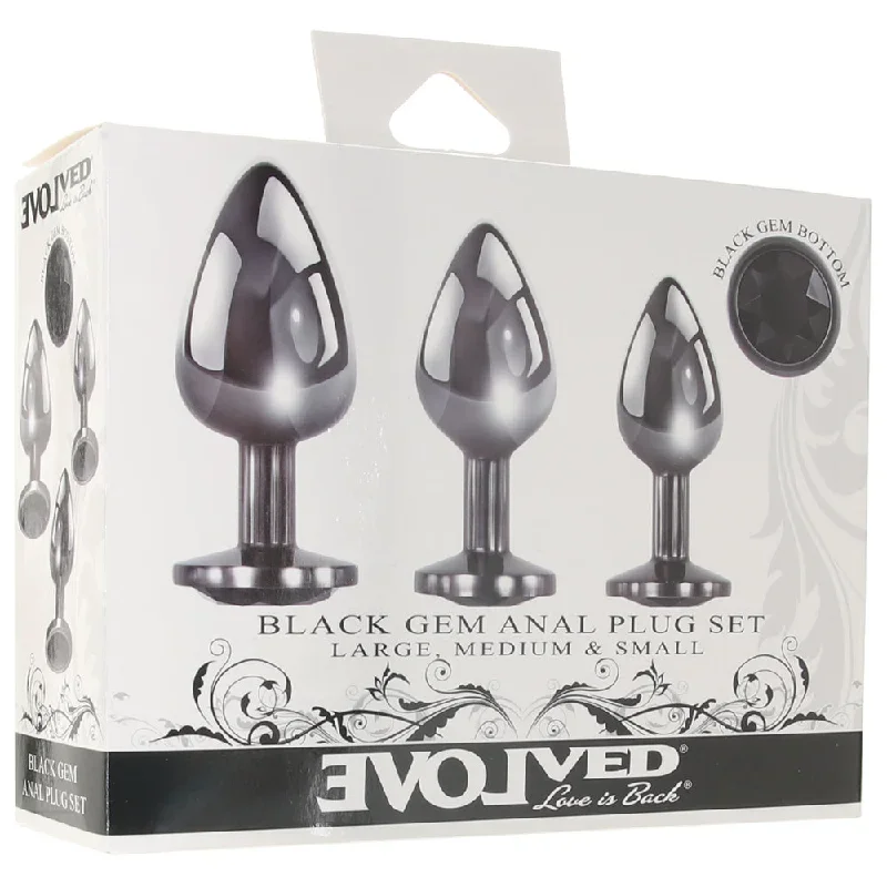 black-gem-anal-plug-set