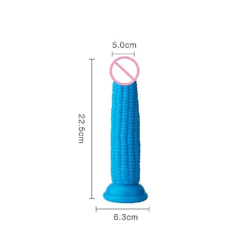 blue-corn-8-inch-fetish-fantasy-dildo