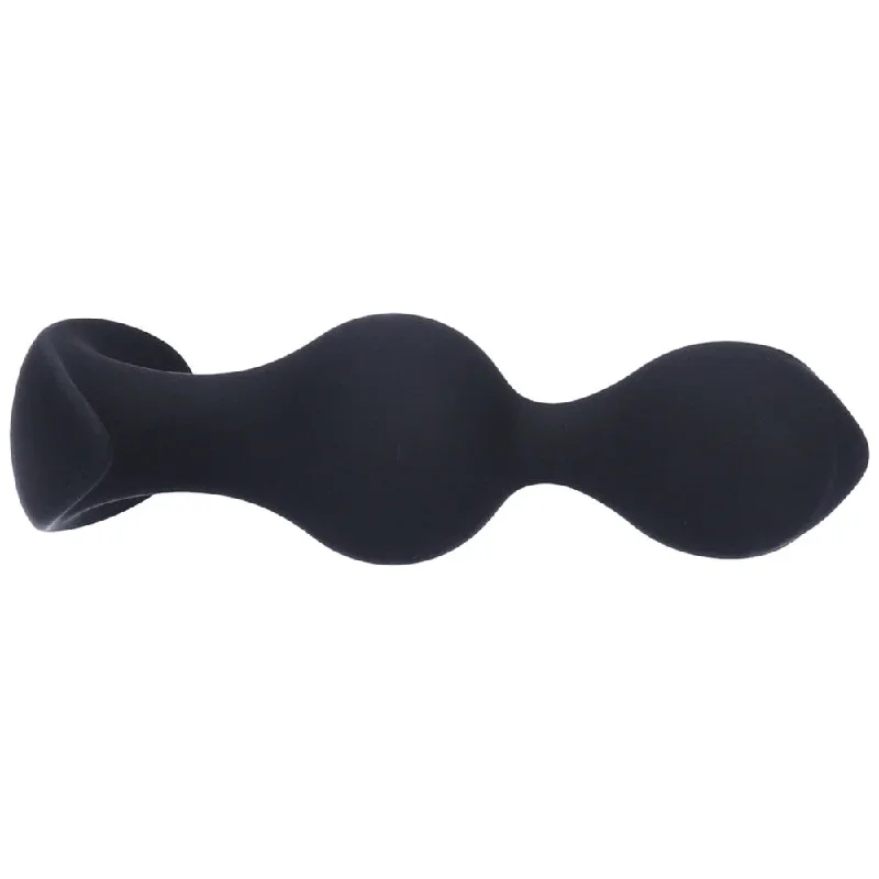 bulbed-silicone-anal-plug-with-stainless-steel-ball