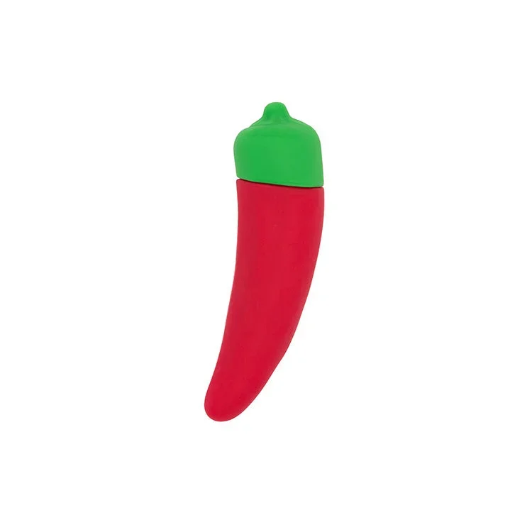 Chili Pepper Emojibator Rechargeable Bullet Vibrator