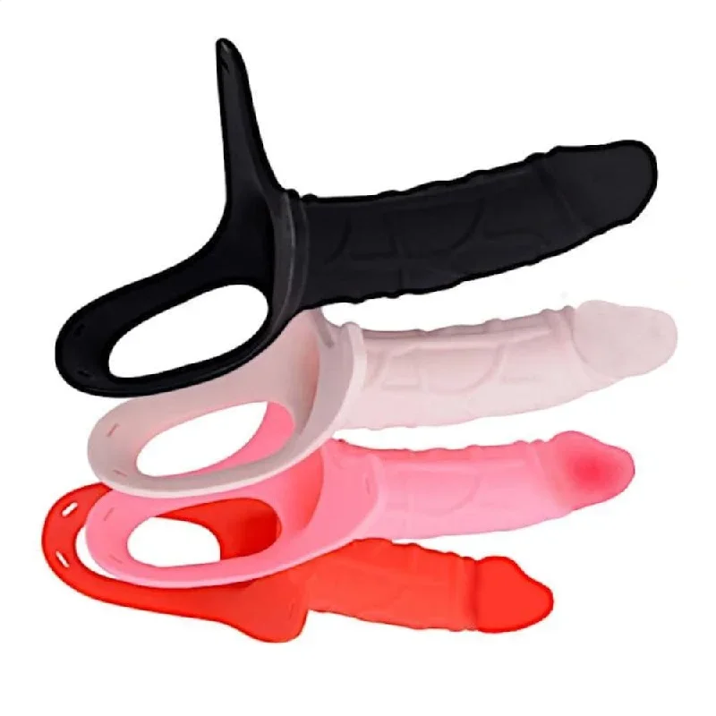 Colored Hollow Dildo Harness Set