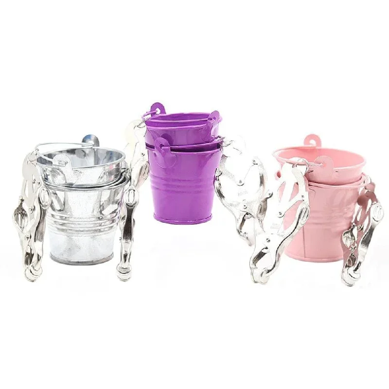 Colored Bucket Butterfly Clamps