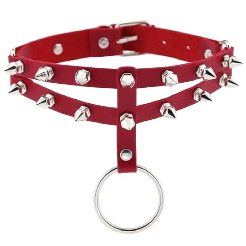 colored-studded-gothic-sub-collar