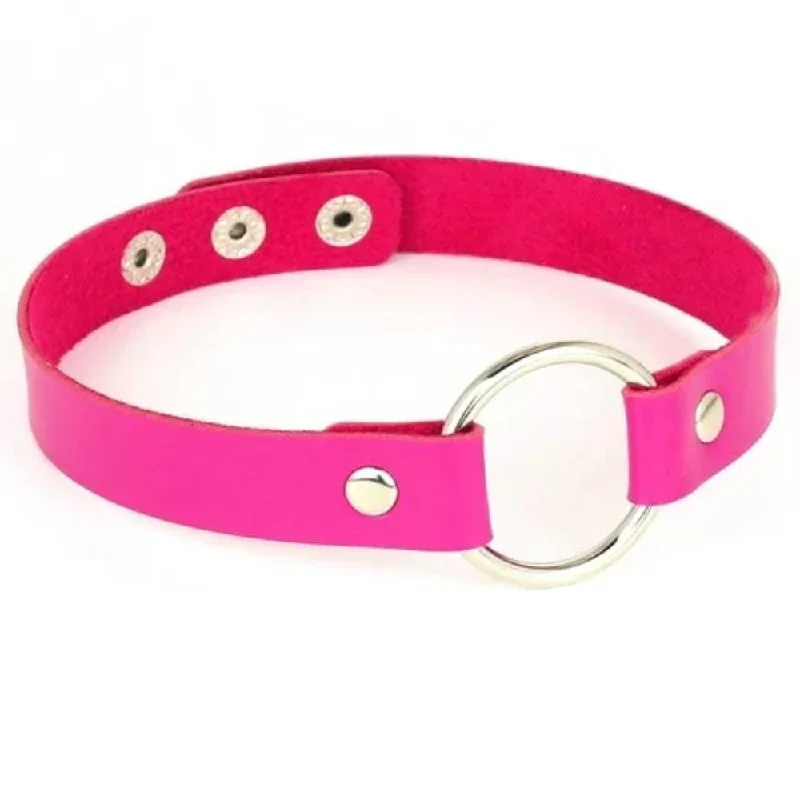 colorful-synthetic-leather-bdsm-choker