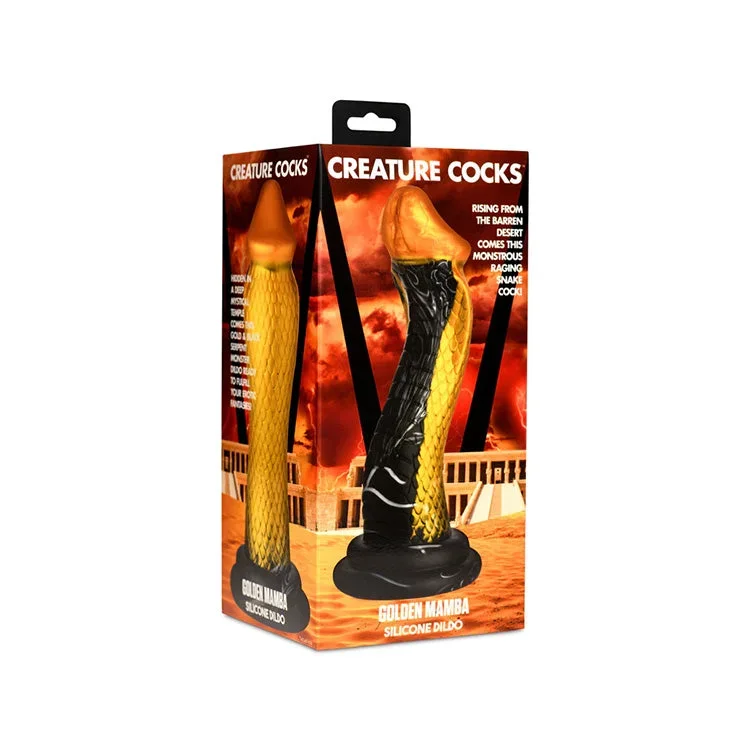 creature-cock-golden-mamba-dildo