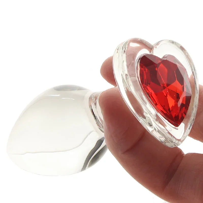 crystal-desires-red-heart-glass-plug