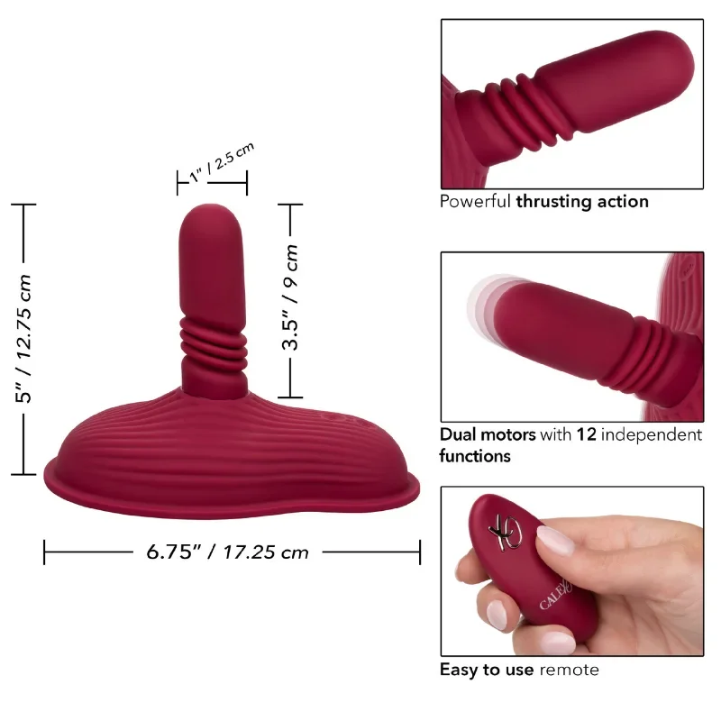 dual-rider-rechargeable-silicone-remote-control-thrust-grind-massager-red