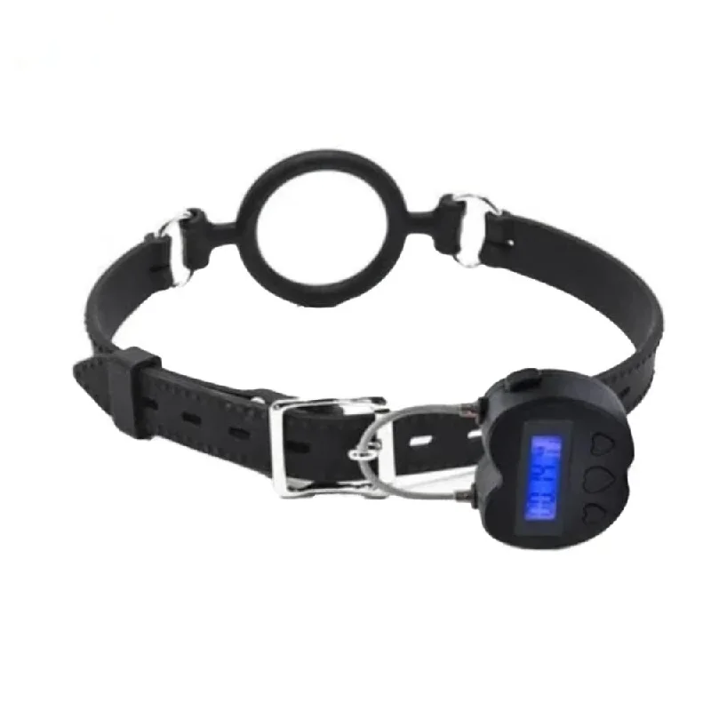 Electronic Timer Locking Ring Gag