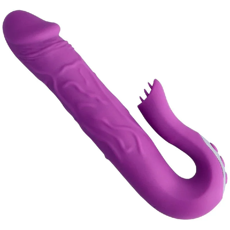 Temptation Fluttering Tongues Rotating Duo Vibrator