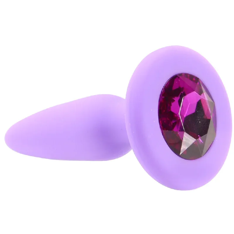 glams-mini-purple-gem-silicone-butt-plug