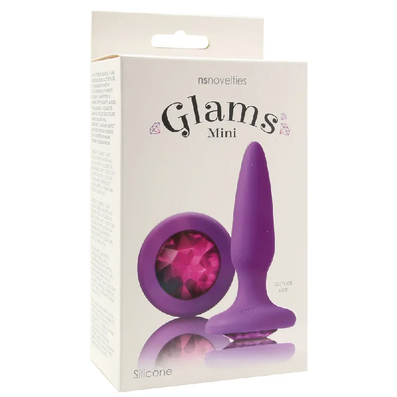 glams-mini-purple-gem-silicone-butt-plug