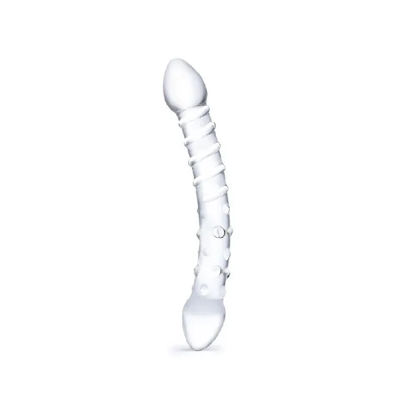 Double Trouble Glass Dildo