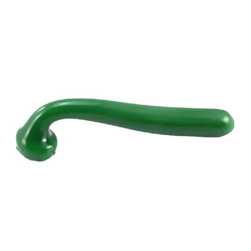 green-j-shaped-crystal-double-headed-dildo