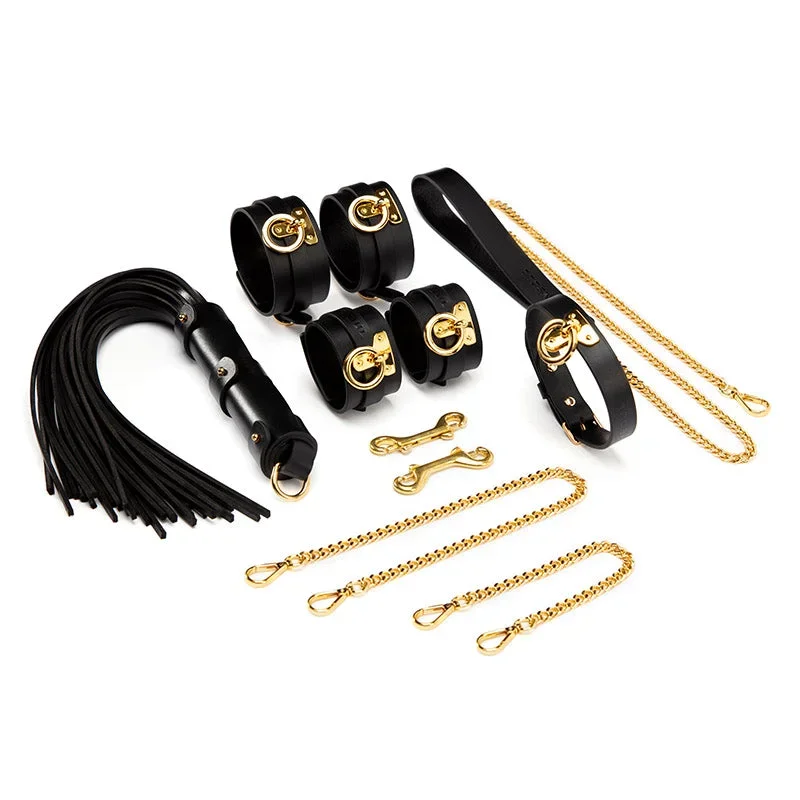 LEATHER SM BONDAGE SET T142