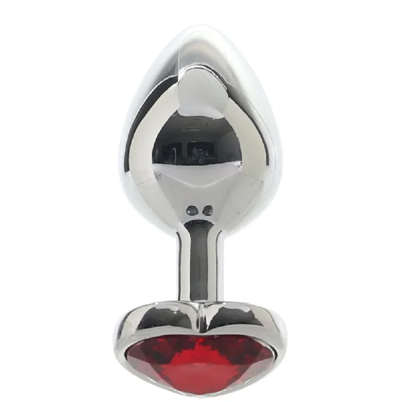 Jewel Small Ruby Heart Plug