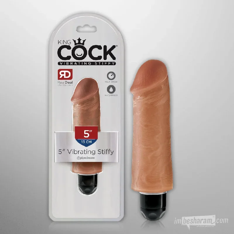 King Cock 5"" Stiffy Realistic Vibrator