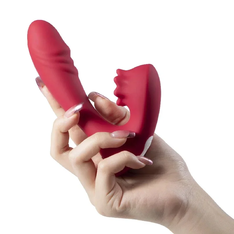 lacy-g-spot-vibrator-with-clit-licking-tongue