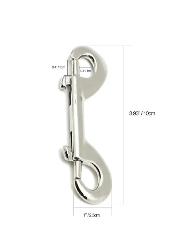 Double End Clips (2pc) - Silver