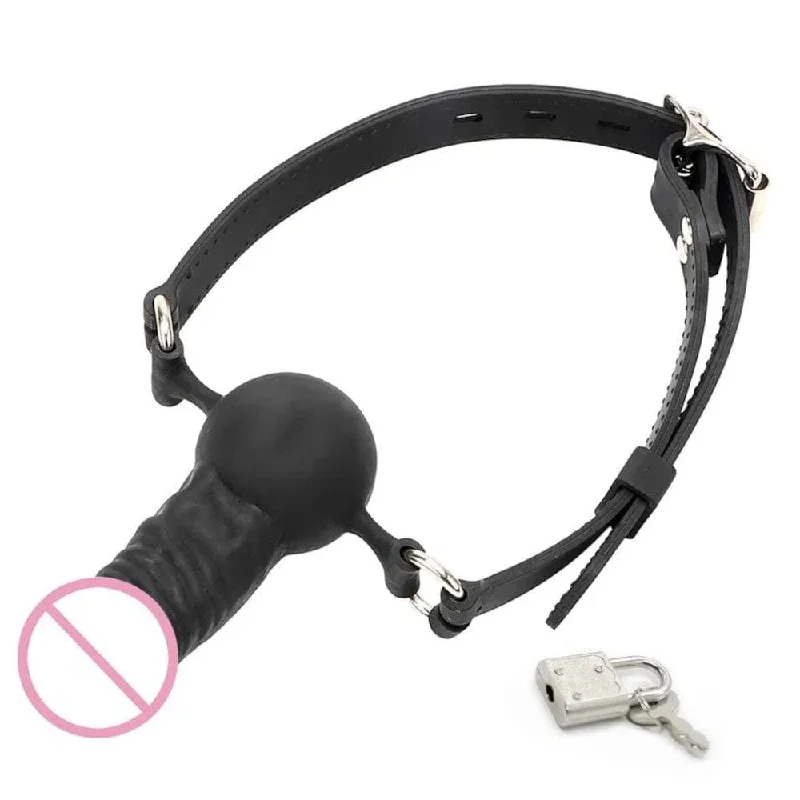 Lockable Black Mouth Gag