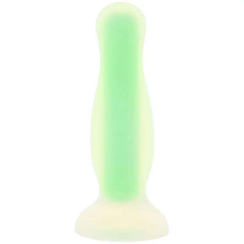 Luminous Glow In The Dark Large Butt Plug in Green