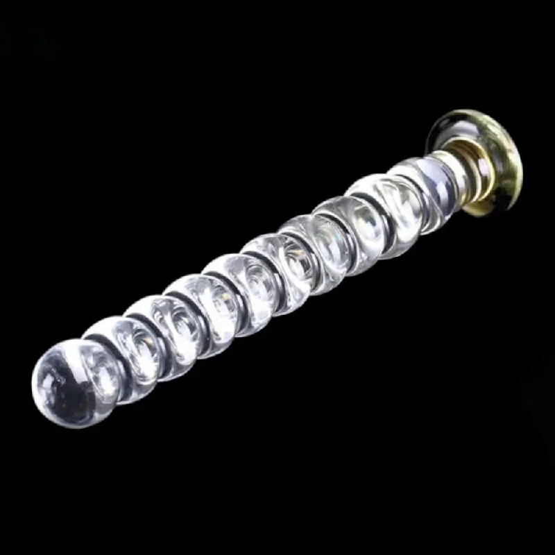 luxurious-beaded-10-inch-large-glass-dildo