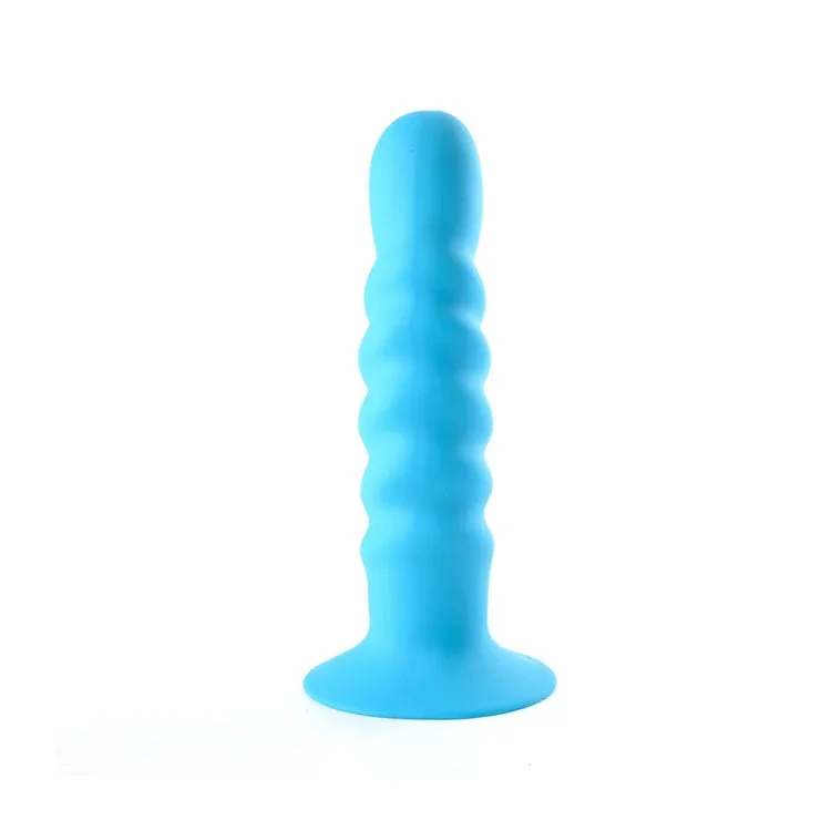 Kendall 8"" Silicone Swirl Dildo