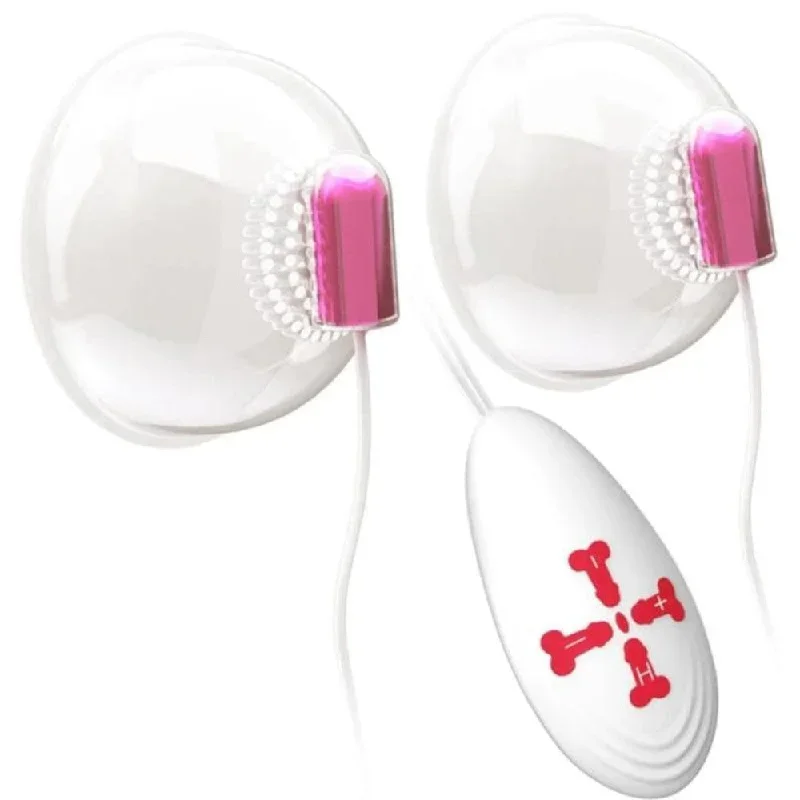 Mind-Blowing 18-Speed Stimulator Tit Toy Nipple Suction Cups Vibrator