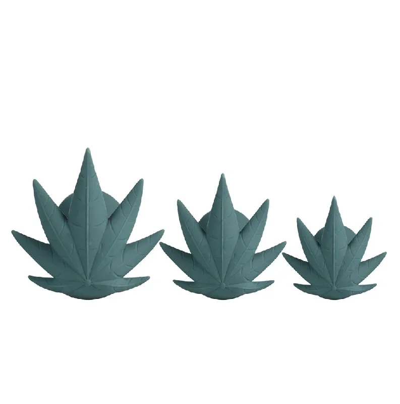 mt-doobies-anal-plug-3pk-grn-leaf