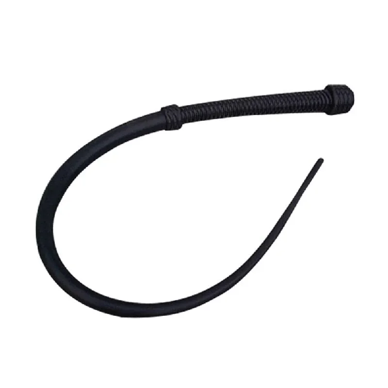 Multipurpose Black Rubber Bondage Sex Whip