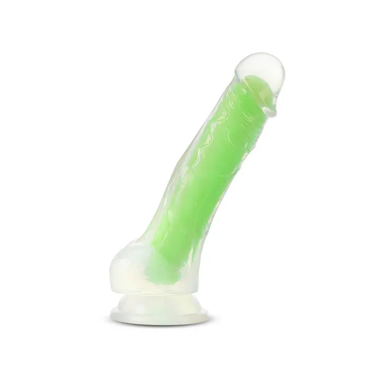 Neo Elite Glow-in-the-Dark Viper Dual Density 7.5"" Dildo