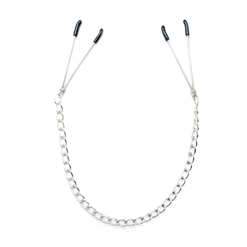 Tweezer Nipple Clamps with Metal Chain