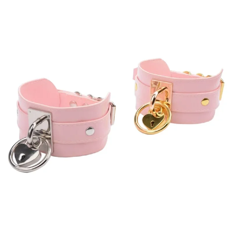 Oversized Girly Pink Leather Collar or Choker