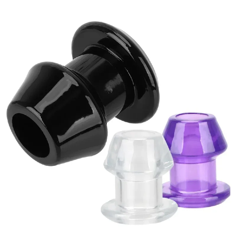 Peek-a-Boo I See You Tunnel Anal Plug 1.77 to 3.94"" Long