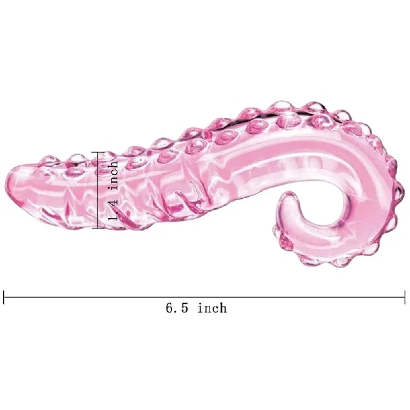 pink-glass-tentacle-dildo