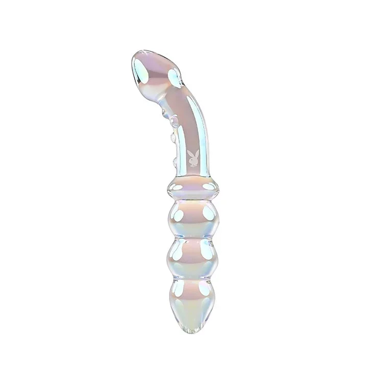 Playboy Pleasure Jewels Double Glass Dildo