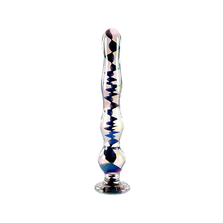 Playboy Pleasure Jewels Wand Glass Dildo