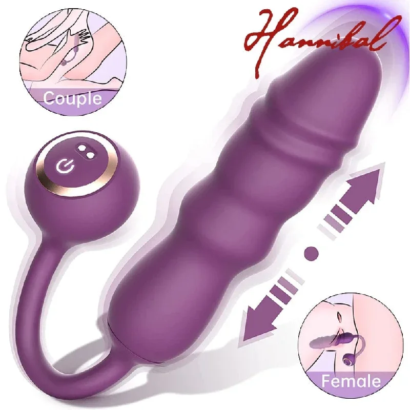 Portable Anal Thrusting Vibe Dildo