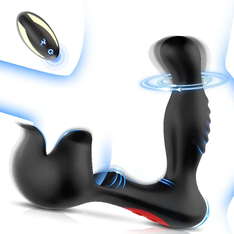 Prostate Massager with  Rotating Pattern