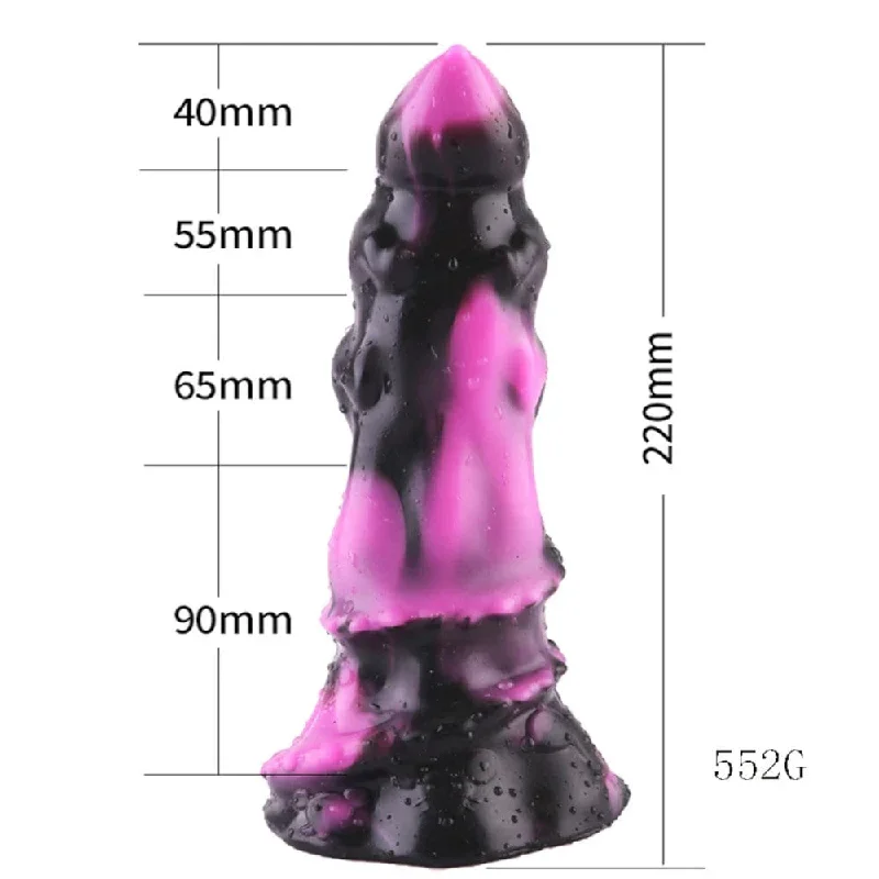 purple-basilisk-soft-silicone-fantasy-dildo