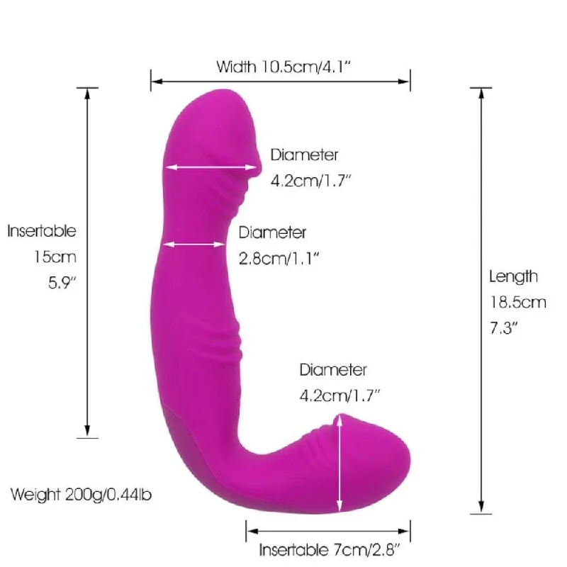 rechargeable-l-shaped-pegging-strapless-dildo