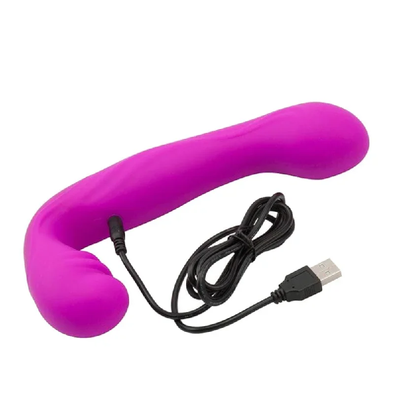 rechargeable-l-shaped-pegging-strapless-dildo