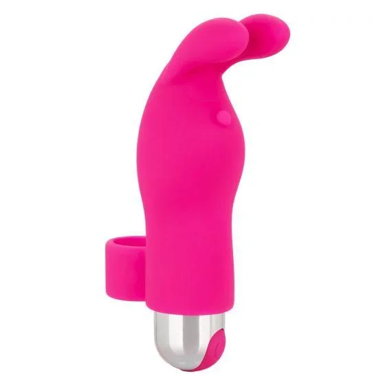 Rechargeable Silicone Bunny Finger Vibrator