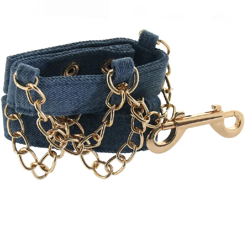 Ride 'Em Denim Ankle Cuffs