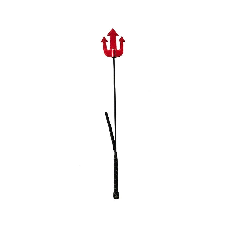 Rouge Leather Devil's Riding Crop