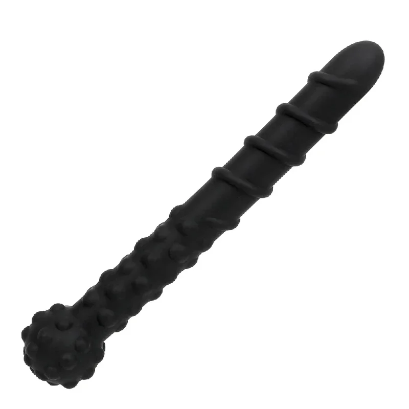 Sensual Spiked Rectal Stimulation Ribbed 7"" Anal Dildo