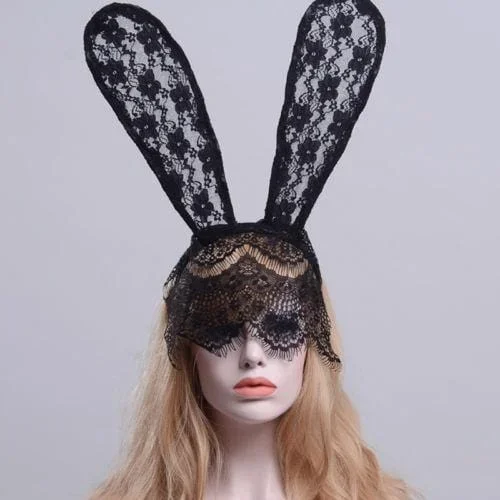 Sexiness Overload Lace Bunny Ears