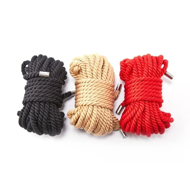 Soft Cotton 10 Meters Rope for Kinbaku Play Restraint