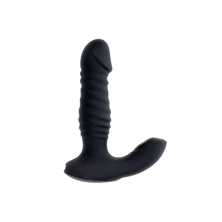 Striker Thrusting Prostate Vibrator with Remote