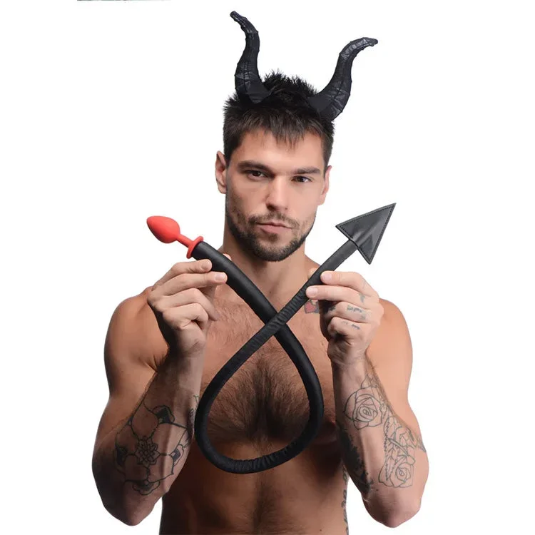 tailz-devil-tail-anal-plug-horns-set