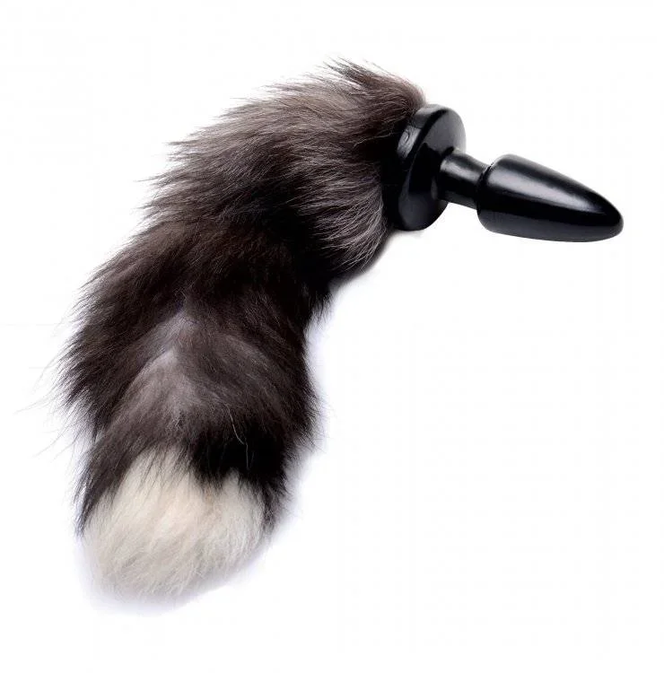 Tailz Grey Foxtail Anal Plug